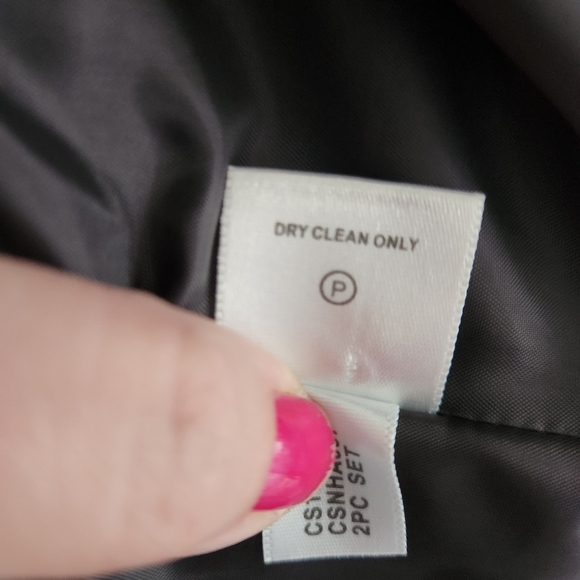 Calvin Klein Gray Double-Breasted Blazer Size 2 - Picture 6 of 6